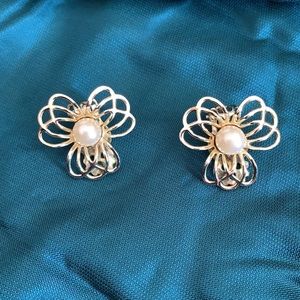 Vintage clip-on earrings